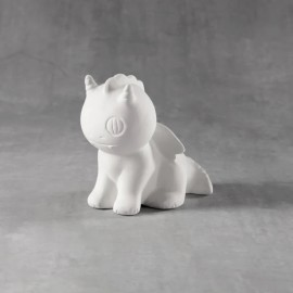 Ceramic Bisque Little Dragon in Ceramic Bisque - Case of 6 Ceramic Bisque Little Dragon in Ceramic Bisque - Case of 6